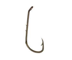 100 (4x25) Matzuo 140012 Blk. Baitholder Sickle Down Eye Fish Hooks  1,2,4,6,8,10 - Misión Boliviana Occidental