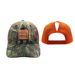 Poule des Bois Casquette à Couette Camo-Orange