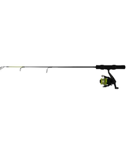 HT Fishing Gear Combo Man Canne et Moulinet de Pêche sur Glace 28'' Médium