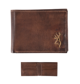 Browning Porte-Feuille Brass Buck Bi-Fold Brun