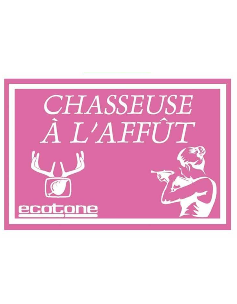 Ecotone Affiche/Pancarte Coroplaste Chasseuse A L'Affut