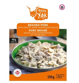 Happy Yak Porc Braisé Sauce Aux Champignons et Vin Blanc 150G