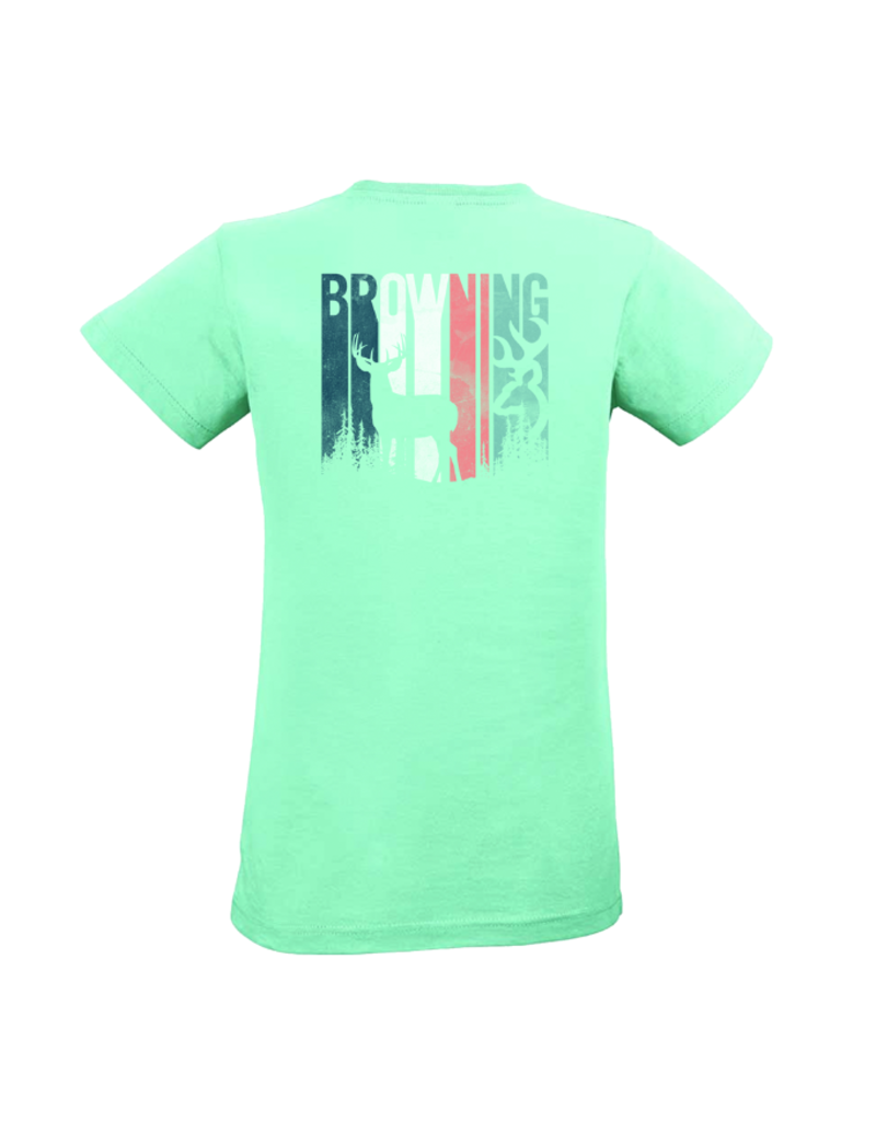 Browning T-Shirt Deer Stripes Pour Femme