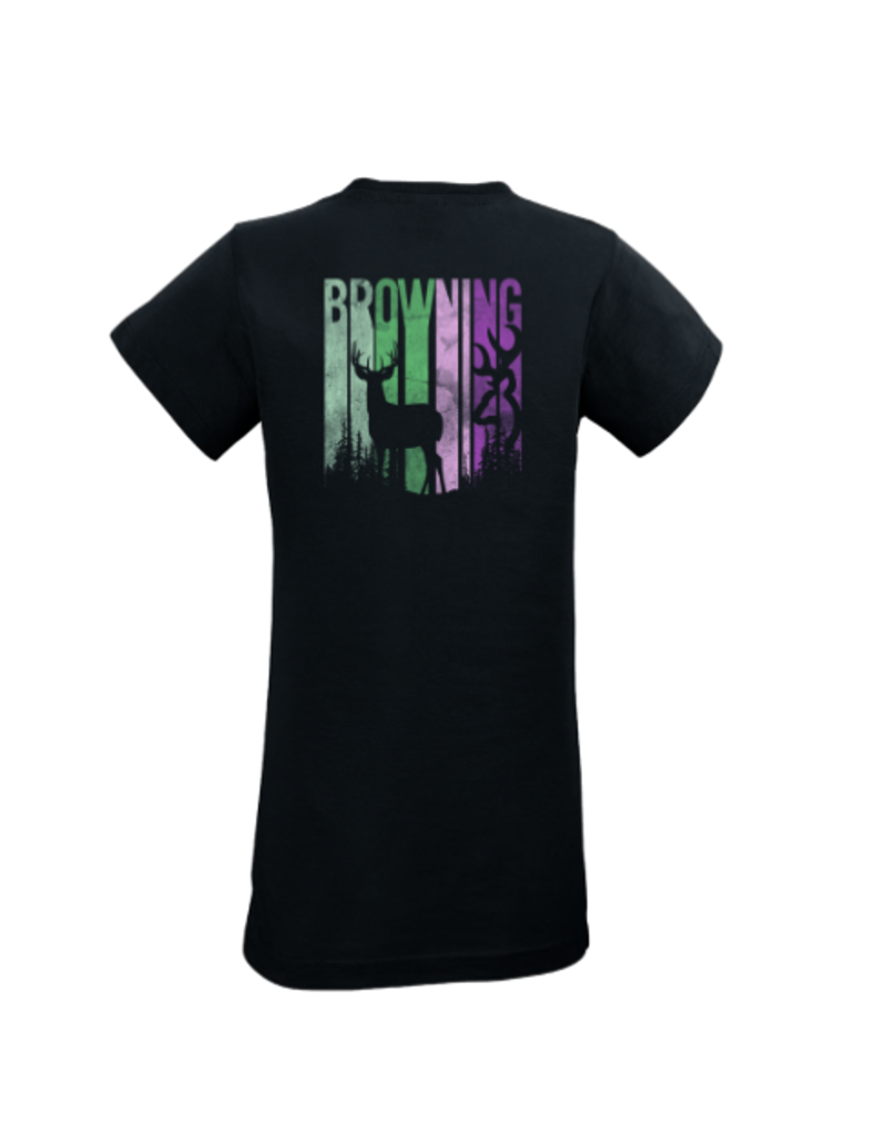 Browning T-Shirt Deer Stripes Pour Femme