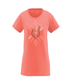 Browning T-Shirt Logo avec Plume Pour Femme