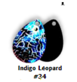 Invasion Harnais Flotteur #3 Leopard Indigo (Holo. Argent)