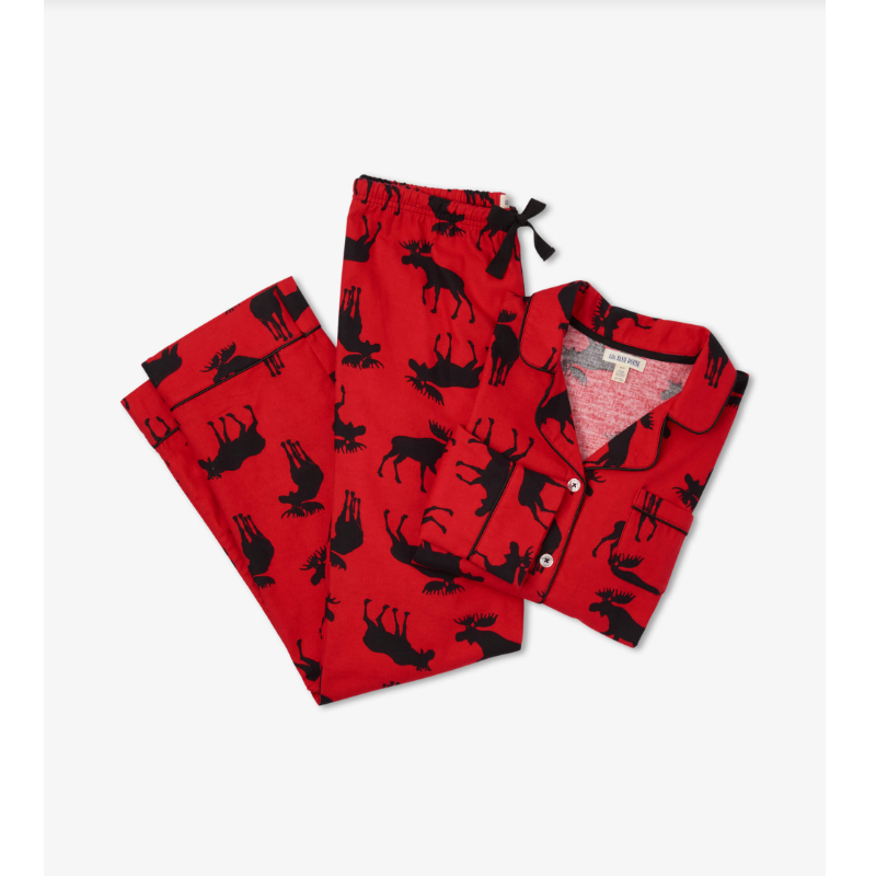 Pyjama Femme 2 Pièces En Coton - Imprimé Noël - Manches Longues Et Pantalon - Confortable Pour La Maison - 9