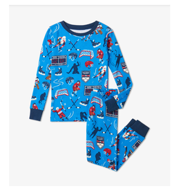 Little Blue House Pyjama Deux Pièces Hockey Pour Enfant