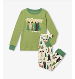 Little Blue House Pyjama Deux Pièces Vert May The Forest Be With You Pour Enfant