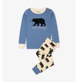 Little Blue House Pyjama Deux Pièces Bearly Sleeping Pour Enfant