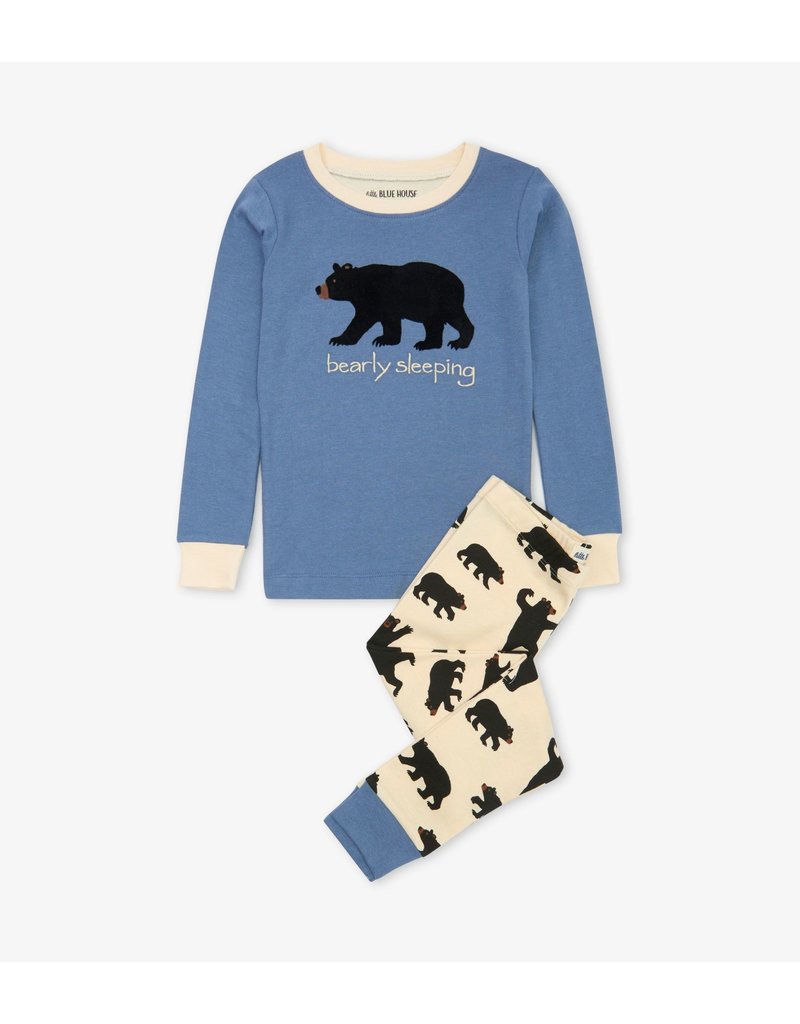 Little Blue House Pyjama Deux Pièces Bearly Sleeping Pour Enfant