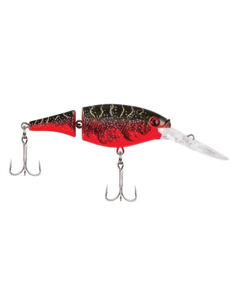 Berkley Flicker Shad 5 Jointed Red Tiger 5-7'