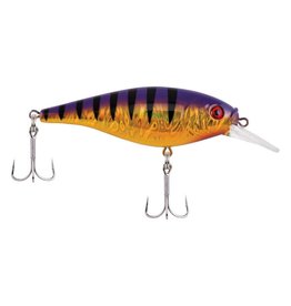 Berkley Flicker Shad 7 Shallow Slick Purple Bengal 3-6'