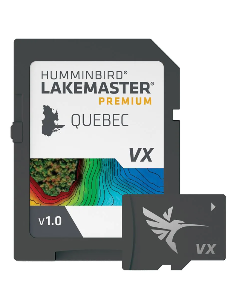 Humminbird Carte GPS Numérique Lakemaster Premium Québec