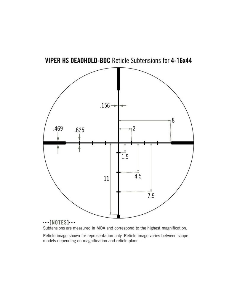 Vortex Optics Lunette de Visée/Téléscope Viper HS 4-16X44