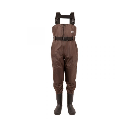 Foxelli écharpes Poitrine Imperméables 4mm Néoprène – Chasse/pêche, Taille 10, Marron