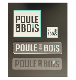 Poule des Bois Poule Des Bois Ensemble D'Autocollants Turqoise