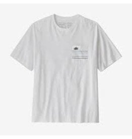 Patagonia T-Shirt Bio à Poche Avec Logo Ridge Stripe Pour Homme