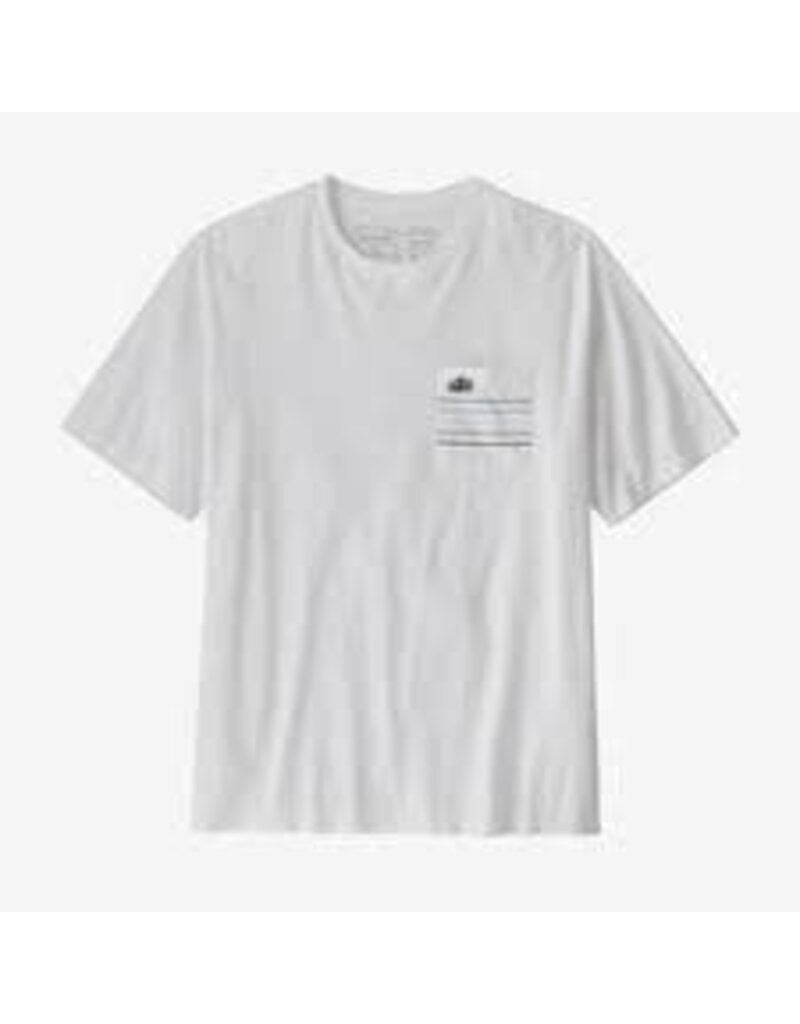 Patagonia T-Shirt Bio à Poche Avec Logo Ridge Stripe Pour Homme