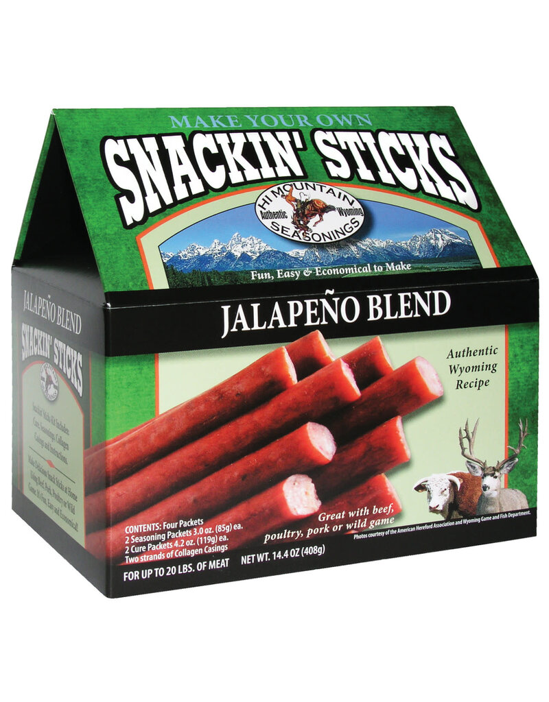 Hi Mountain Seasonings Snackin' Sticks Mélange Jalapeño