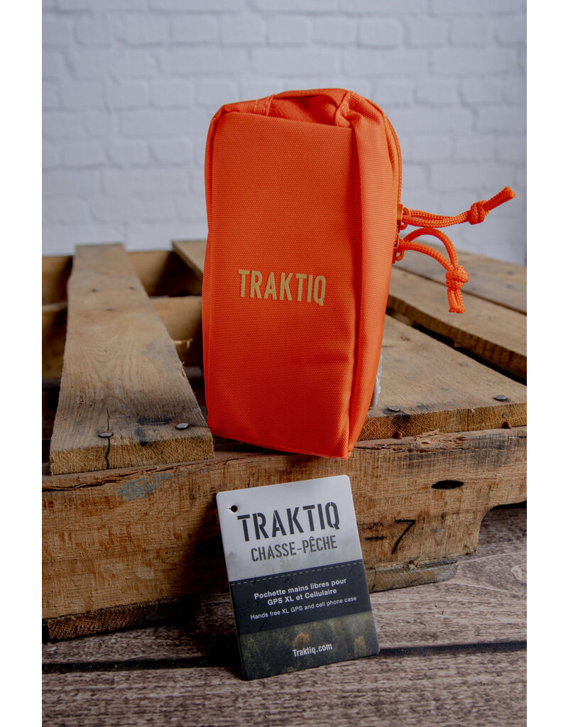 Traktiq Pochette Mains Libres GPS XL et Cellulaire pour Sacs et Vestes Traktiq