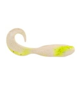 Berkley Gulp Minnow Grub Chartreuse Pepper Neon 2In