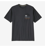 Patagonia T-Shirt Bio à Poche Avec Logo Ridge Stripe Pour Homme