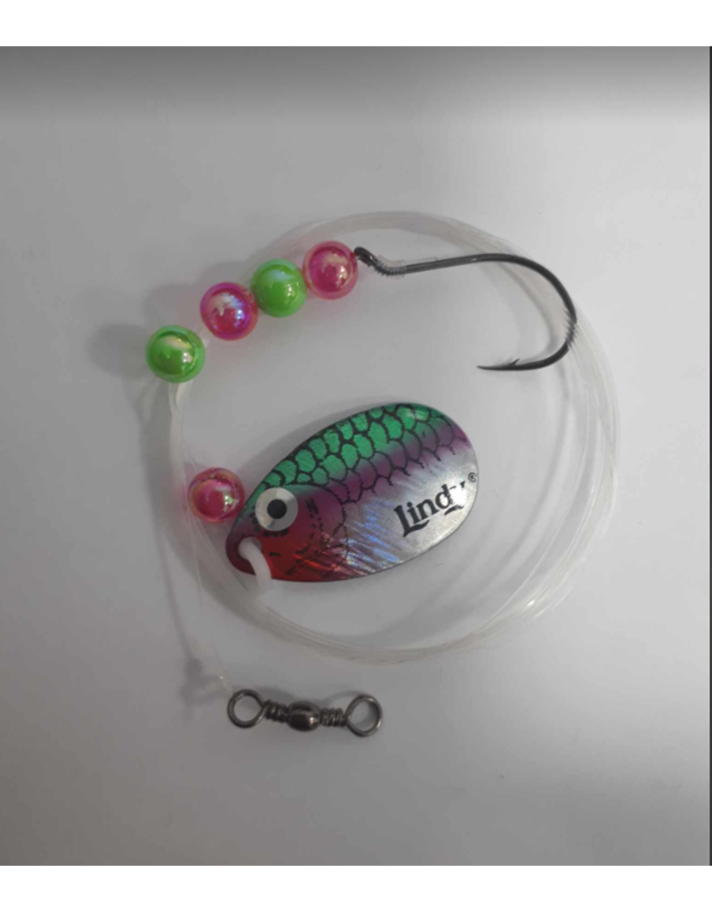 Lindy Lindy Spinner Rig #4 Indiana Rainbow Smelt - Individuel-