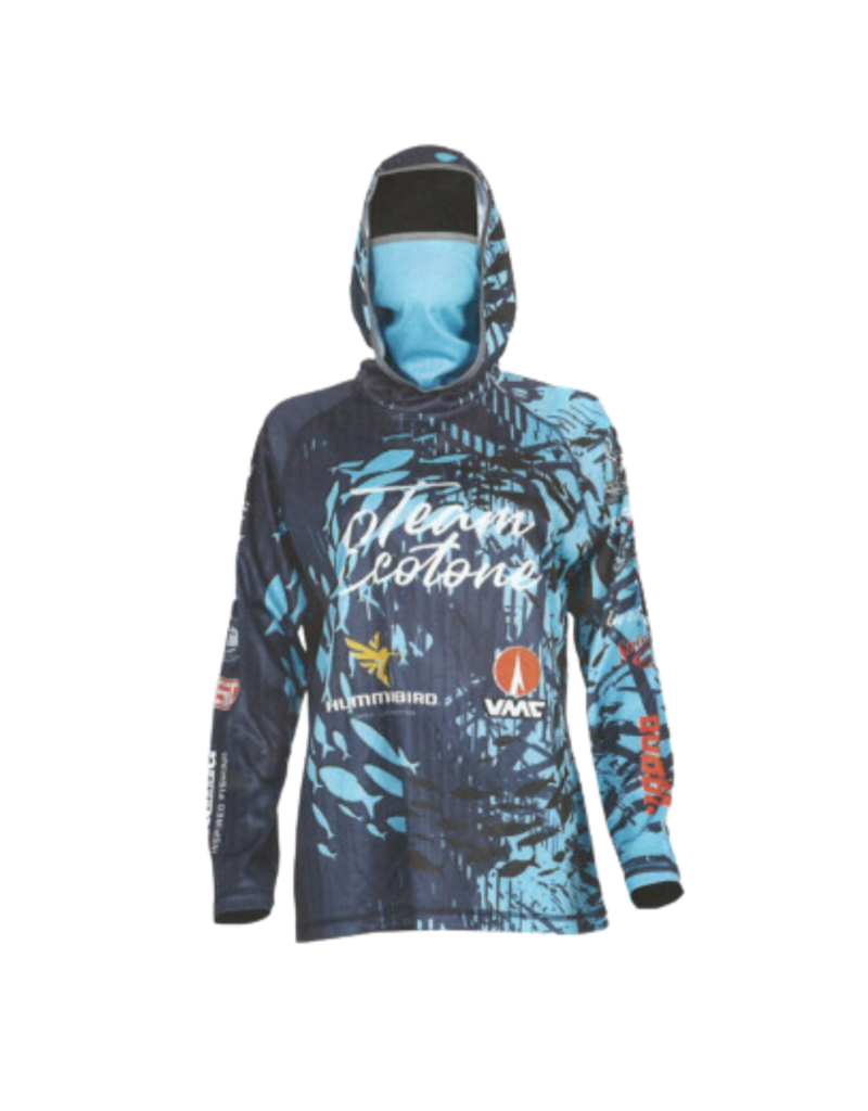 Ecotone Chandail à Capuche Écotone Sublimé Bleu Pour Femme
