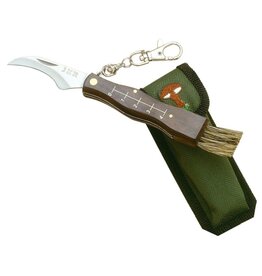 JKR Couteau Champignon Lame en Acier Inoxidable de 5.5cm Avec Etui en Nylon