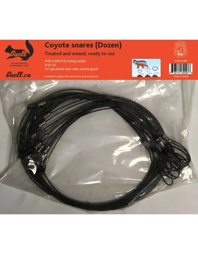 Ouell Collets à Coyote Slimlock 3/32 7x7 (Douzaine)