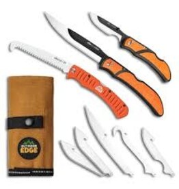 Outdoor Edge Ensemble Couteau à lame Repliable/Interchangeable Razor Guide