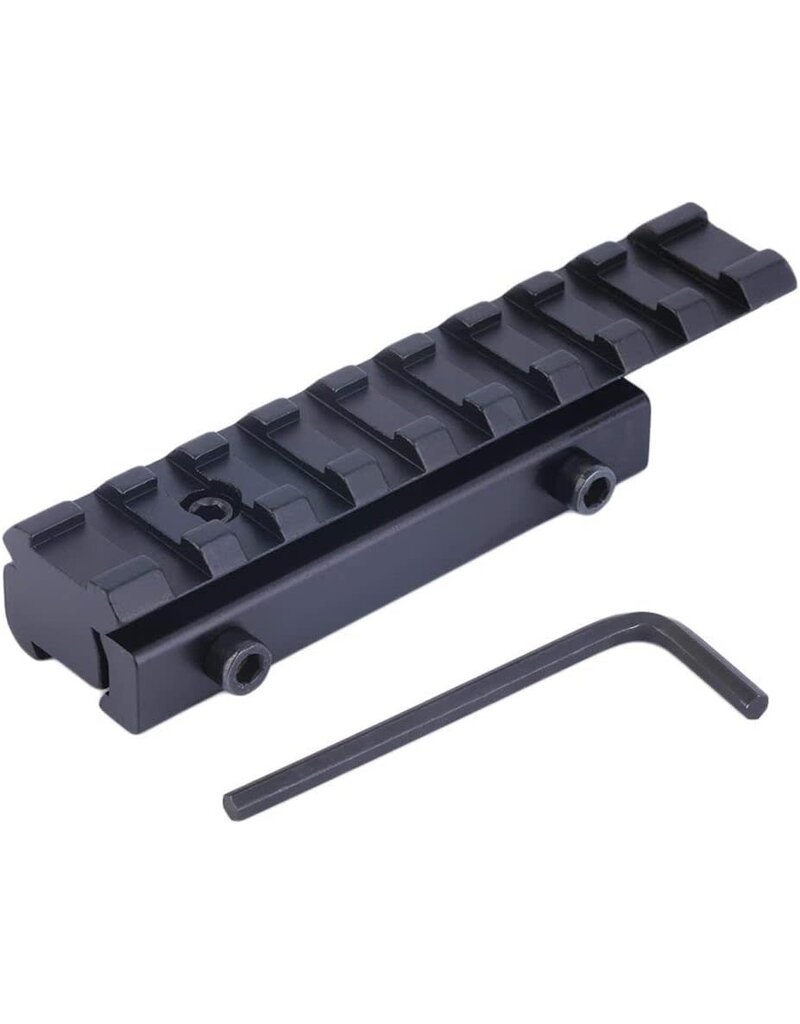 Low Profile 100mm Extention Rise for Flashlight, Dotsight and Scope Sight