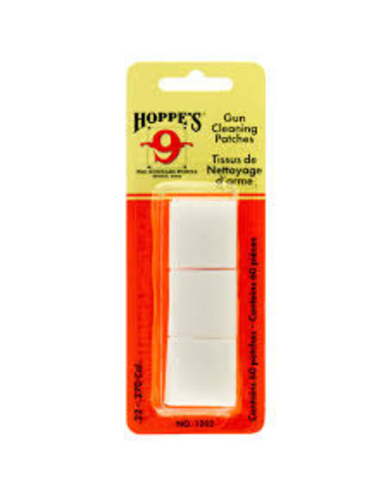 Hoppe's Tissus de Nettoyage pour Armes à Feu Cal .22-.270