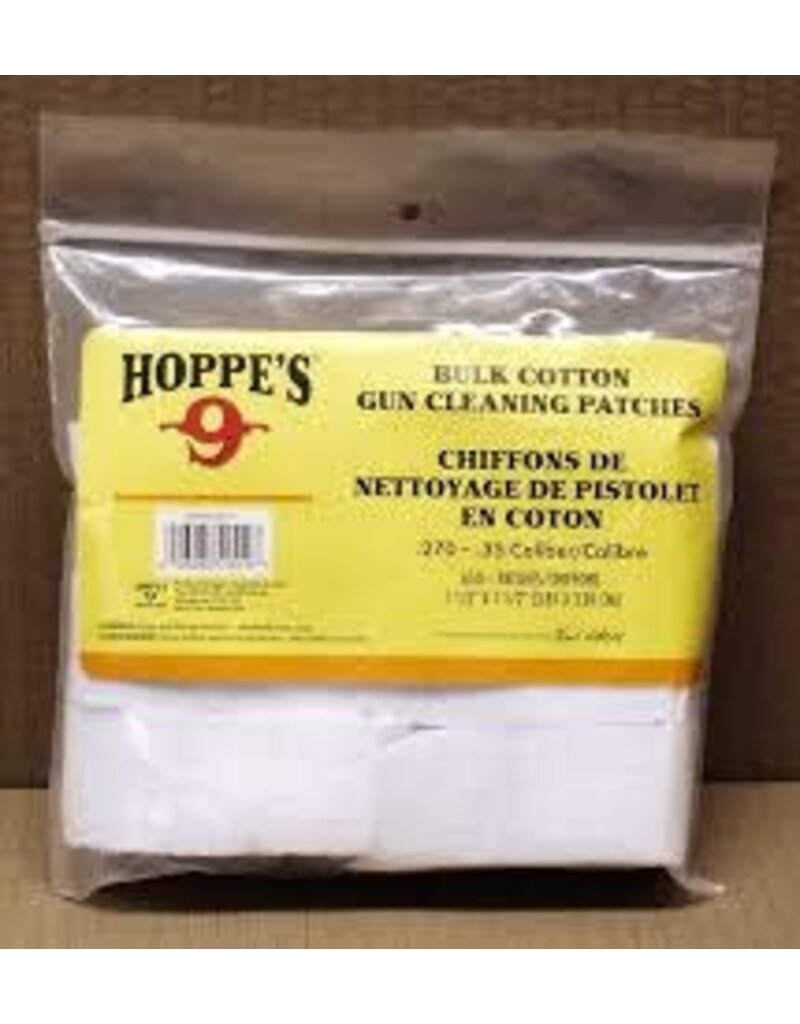 Hoppe's Tissus de Nettoyage pour Armes à Feu Cal .270 - .35