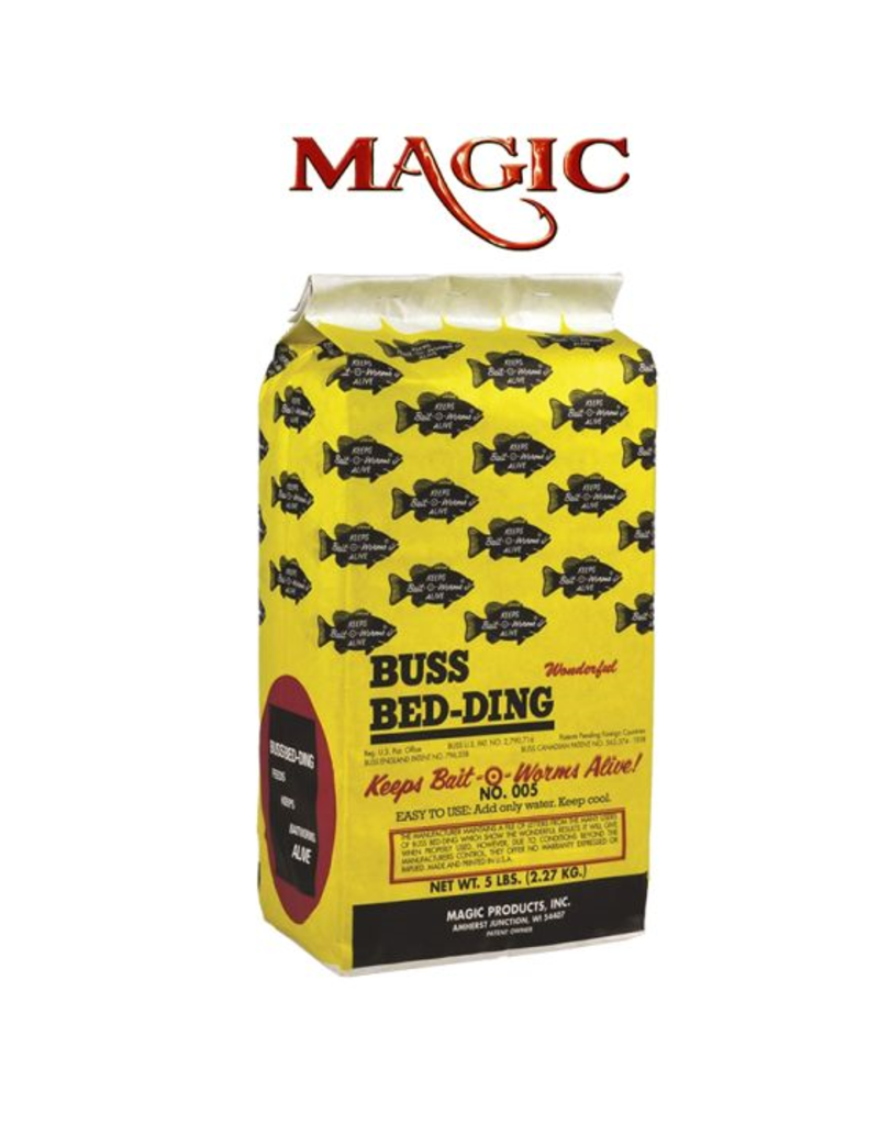 Magic Worm Bedding Litière Pour Vers Magic Buss (5 lbs)