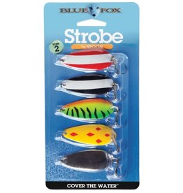Blue Fox Strobe Spoon 3/8 #2 Paquets de 5
