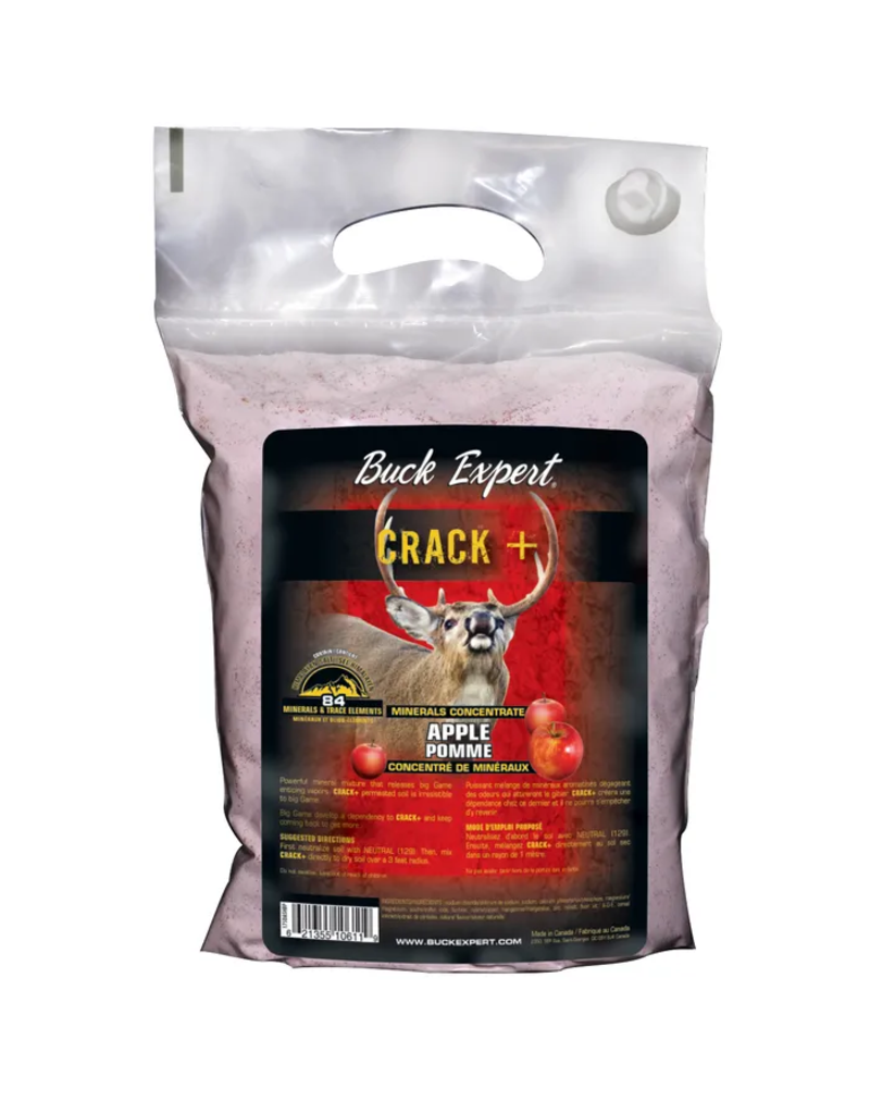 Buck Expert Crack+/ Mélange de Minéraux Pomme Chevreuil 3Kg