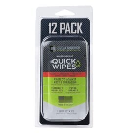 Breakthrough Lingettes Nettoyantes Multi-Usages Paquet 12