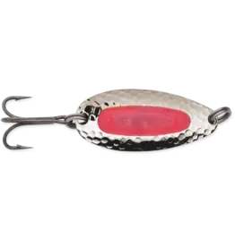 Blue Fox Cuillère Pixee  7/8oz #4 Nickel Plated/Flo. Red UV