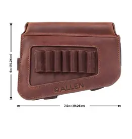 Allen Porte-Cartouches En Cuir Pour Crosse