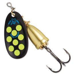 Blue Fox Classic Vibrax 03 Plated 1/4 Hot Pepper/ Gold