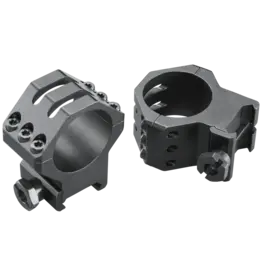 Weaver Weaver 48356 Six-Hole Tactical-Style Scope Rings, 30mm Med- Matte