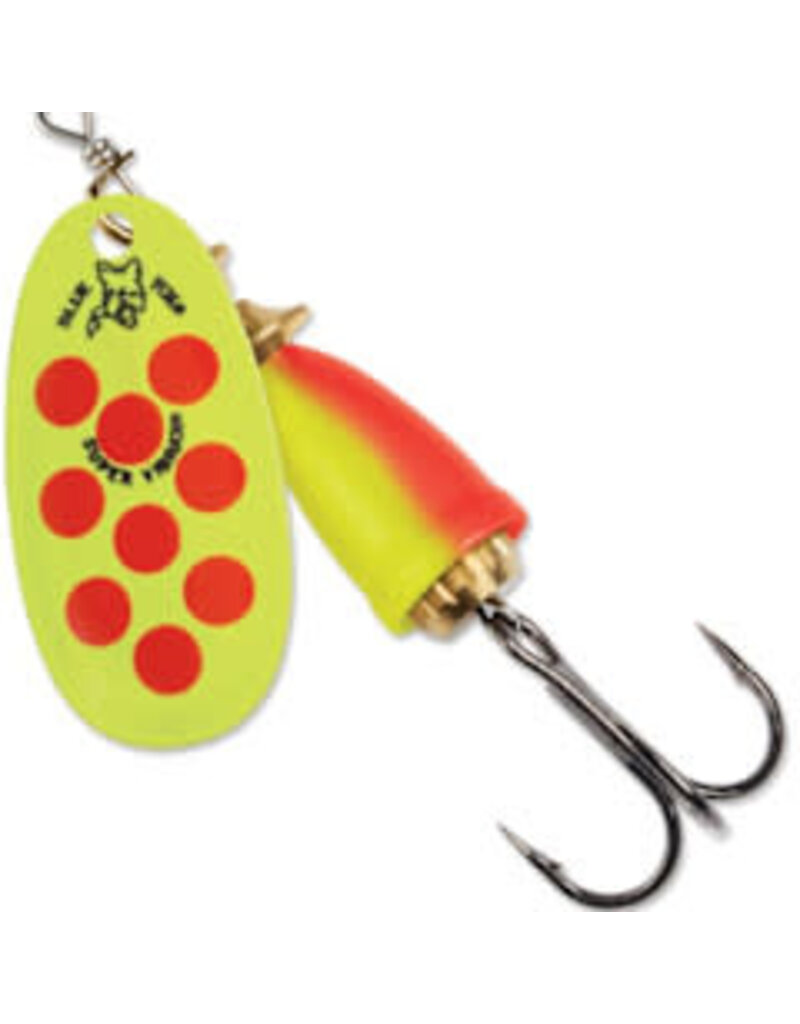 Blue Fox Classic Vibrax 04 Plated 3/8 Hot Clown