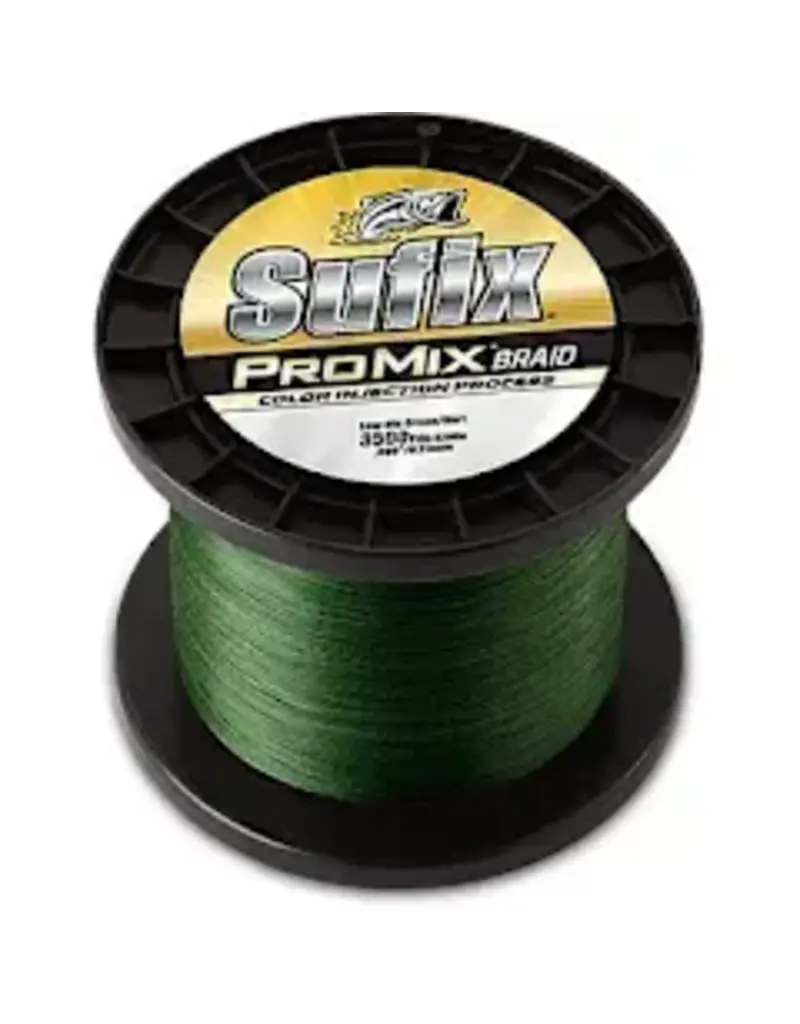 Sufix Fil à Pêche Promix Braid 30lbs Lo-Vis Vert 3500 Yds