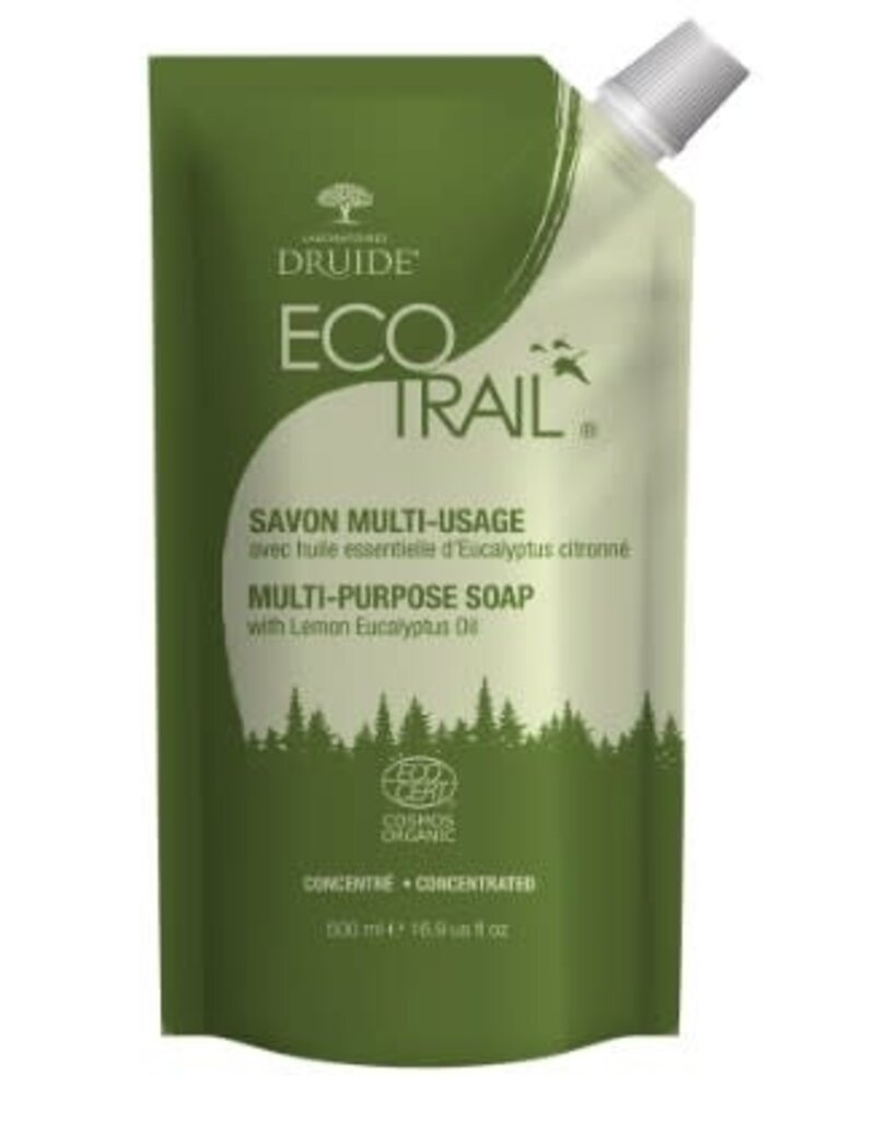 Druide Savon Multi-Usage avec Huile Essentielle d'Eucalyptus Citronné