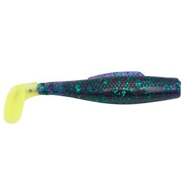 Zman Minnowz 3'' 6Pcs Purple/Chartreuse Tail
