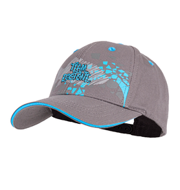 Ecotone Casquette Team Ecotone Pour Femme Gris et Bleu