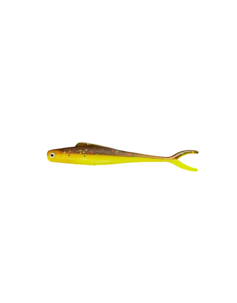 Malades de Pêche Mme Wally V-Tail 3.5''