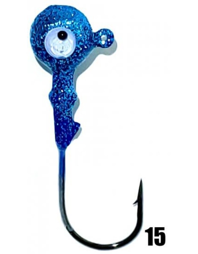 Jig-A-Jo Tête de Plomb Googly 1/4 Oz